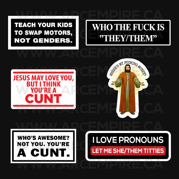 “Unholy Opinions” Sticker Bundle