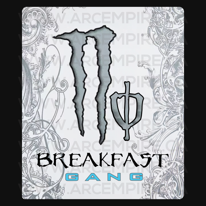 “No Breakfast Gang” Sticker
