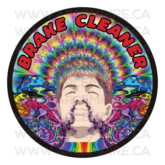 "Brake Cleaner" Sticker