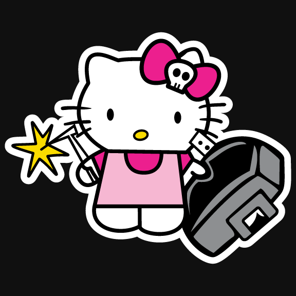 “Hello Welding Kitty” Sticker