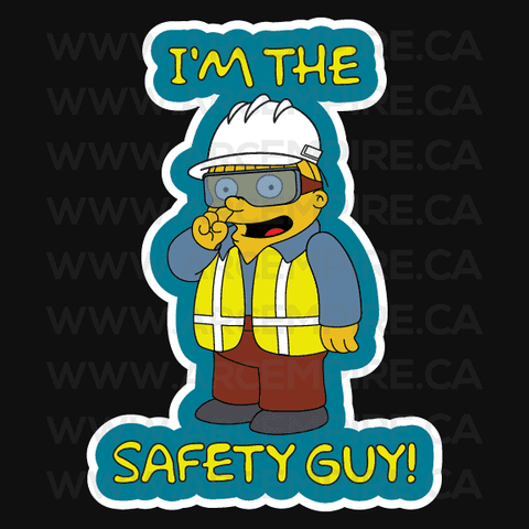“I'm The Safety Guy!” Sticker