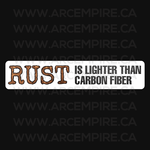 Rust is Lighter than Carbon Fiber