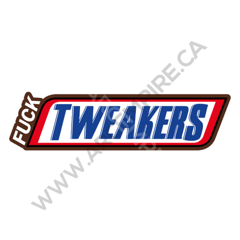 "Fuck Tweakers" Sticker