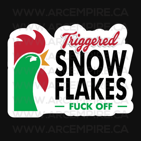 Triggered Snow Flakes - Fuck off