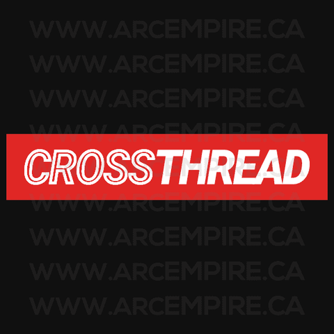 "Crossthread" Sticker